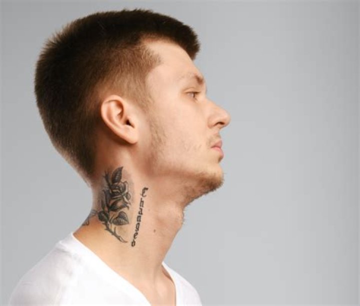 Best Simple Side Neck Tattoos For Men