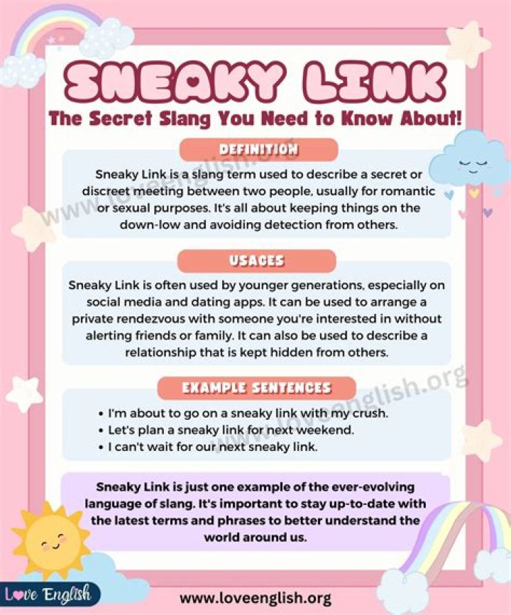 Discover The Secret: What's A Sneaky Link?