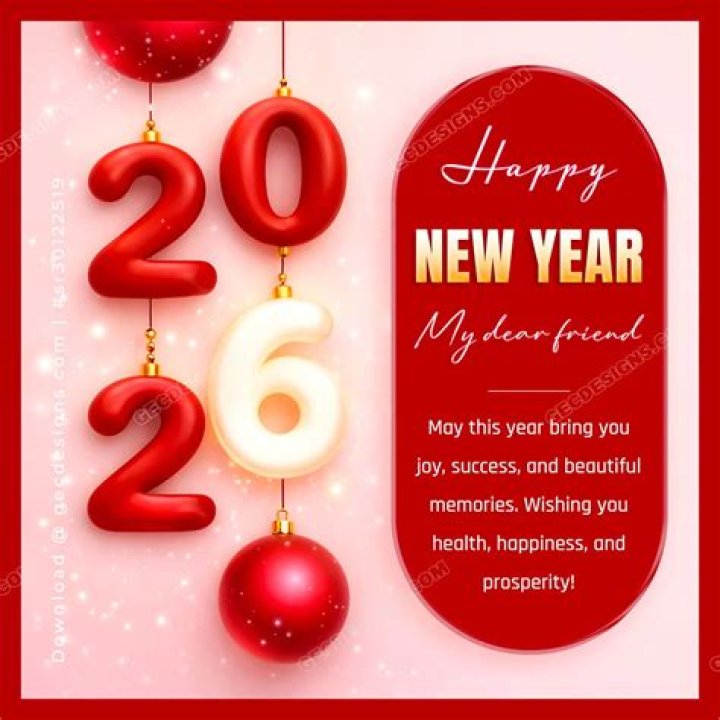 Happy New Year's Wishes Of Love And Joy