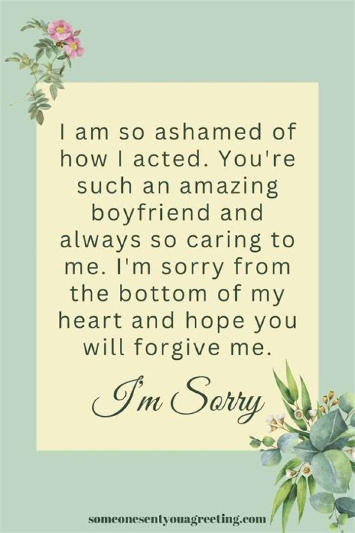 Sincere Apologies: Heartfelt "I'm Sorry" Quotes For Him