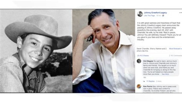 Tragic Loss: Johnny Crawford, Star Of "The Rifleman," Dies At 75