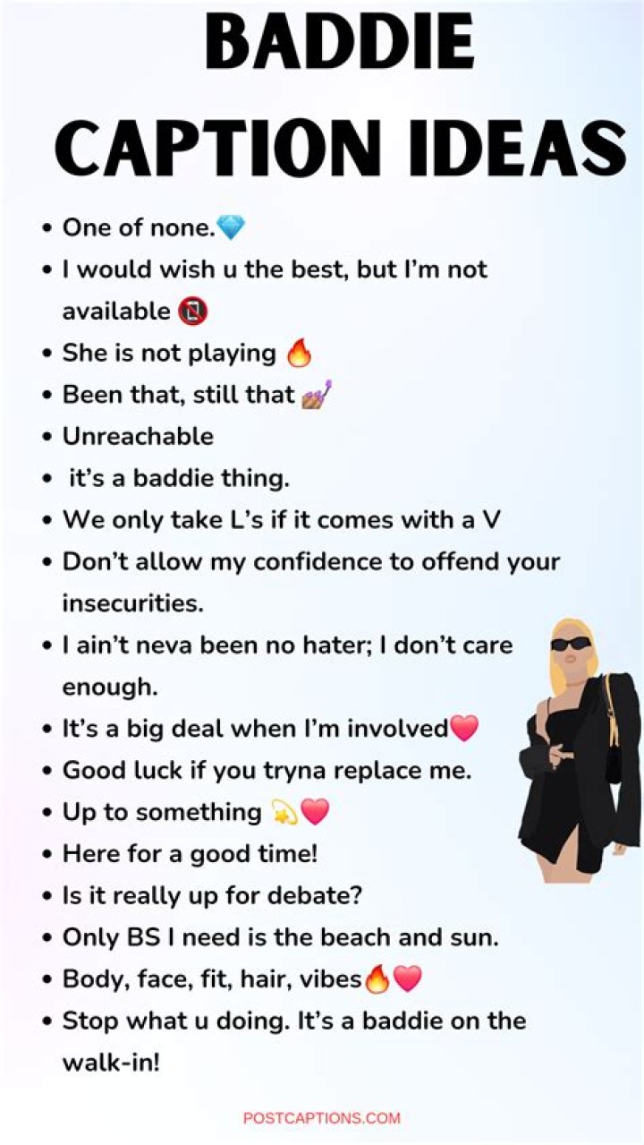 Unforgettable Baddie Quotes For Captivating Instagram Captions