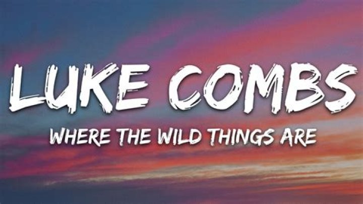 Unveiling The Meaning Of "Where The Wild Things Are" In Luke Combs' Song
